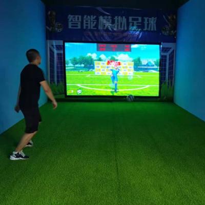 China Somatosensory Museum Large Screen Interactive Football Video Motion System Football Simulator for sale