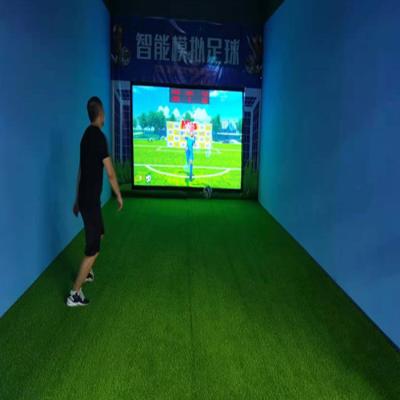 China Interactive Museum Football Simulator - Video Sports Systems Kids Playing Virtual Football Interactive Projection Floor System for sale