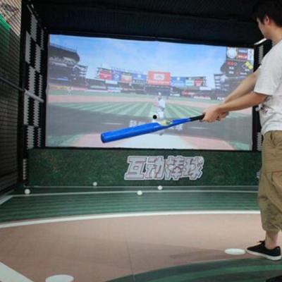 China Indoor Museum Amusement Game Machine Baseball AR Projection Simulator Sports Machine for sale