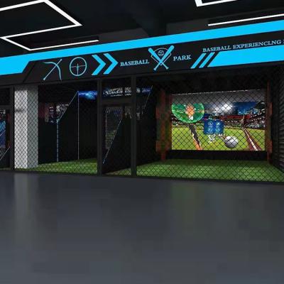 China Museum Factory Direct Sales Interactive Games AR Projection Wall Game Simulated Baseball for sale