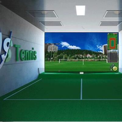 China Standard Hardware Fuselage With Elastic Mesh Frame Children Amusement Park Tennis Game Machine Vr Adult Indoor Interactive Virtual Tennis Simulator for sale