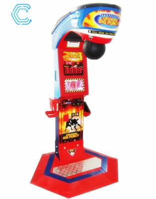 China 2021 Hot Sale Arcade Machine Boxing Game Machine Coin Operated Big Punch Boxing Machine W1.4m*D1.3m*H2.13m for sale