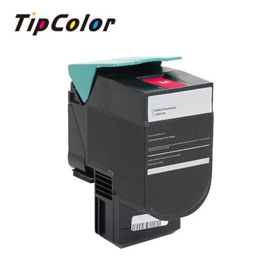 China Re-manufactured Tipcolor Toner Cartridge for use in Lexmark CX410 CX510 80C1HK0 80C1HM0 80C1HM0 80C1HY0 for sale