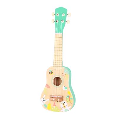 China Wholesale colorful/safe/environmental ukulele wooden toy of 2021 new musical instruments for kid for sale