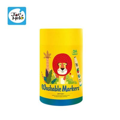 China office & School 24 Pack Washable Markers Bulk Set Children's Coloring Parks Drawing Markers To Accent Markers for sale