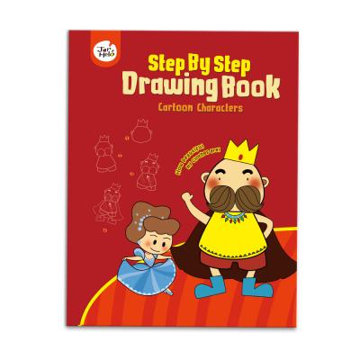 China office & school drawing book step by step cartoon characters doodling books for children print for sale