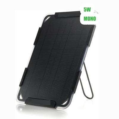 China High-transmittance and low reflection high efficiency 5W high quality waterproof solar panels CA407-SL for sale