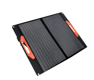 China 100W Commercial Portable Solar Panel Charger Foldable Solar USB New QC 3.0/PD 45W/DC18V Output CA262-SL for sale