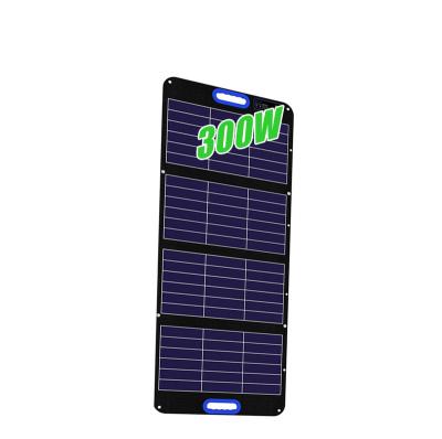 China Outdoor Portable Solar Panel Kit Portable Foldable Charger Solar Panel 300W Renewable Energy CA326-SL for sale