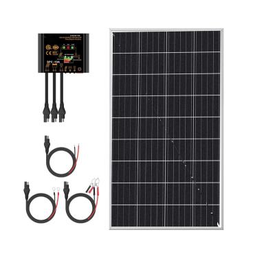 China High Transmittance and Low Reflection 30 Watt Mono Crystalline Waterproof 12V Solar Panel for Car RV Marine Boat Trailer Off Grid System CA124-SL for sale