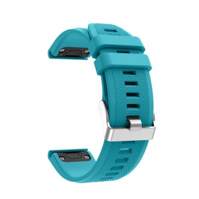 China Watch Band Part 20 22 26mm Sport Silicone Replacement Strap Watchband Wrist Strap For Garmin Fenix ​​5 5S 5X 6 6S 6X 3 Hours For Smart Watch for sale