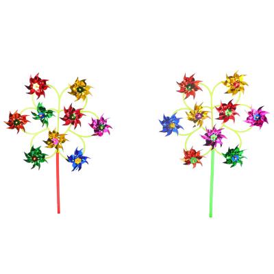 China PP+PET Limited Time Hot Sale Garden Decoration Indoor Windmill Toy Pinwheels for sale