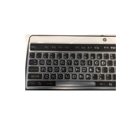 China Custom Computer Keyboard Screen Printing Silicone Rubber Keypad Keyboard for sale