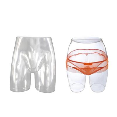 China Other Wholesale Transparent Half Body Mannequins Dummy Torso Clothes Display Underwear Mannequins for sale