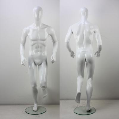 China Other Wholesale Egg Head Mannequin Male Sports Working Male Sports Manikin for sale