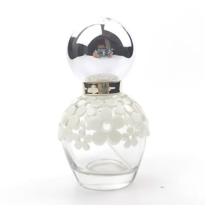 China Hot Ermay EP172 Business 30ml Clear Personal Care Perfume Packaging Glass Bottles , Empty Rollerball Perfume Bottles for sale