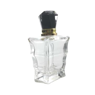 China Ermay EP229 75ml Personal Care Clear Glass Perfume Bottle Empty Glass Perfume Bottle for sale