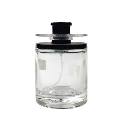 China Personal Care Ermay EP136 80ml Perfume Glass Personal Round Bottle for sale