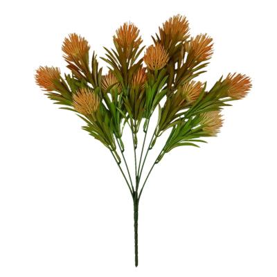 China Pretty MZC-003 High Quality Multifunctional Wholesale And Colorful Plastic The King Protea Plastic Fern Grass Tree for sale