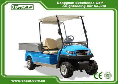 China 35km/H 4 Wheel Electric Utility Carts With Cargo Tool Aluminum Chassis PP for sale