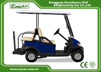 China EXCAR Dark Blue 48V Battery Powered Golf Cart AU CHAFTA Approved 2+2 Seats for sale