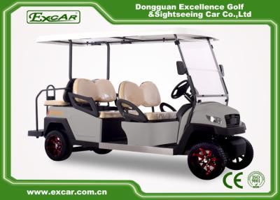 China Tipo cinzento carro bonde do combustível do golfe com o controlador do certificado 350A do CE à venda