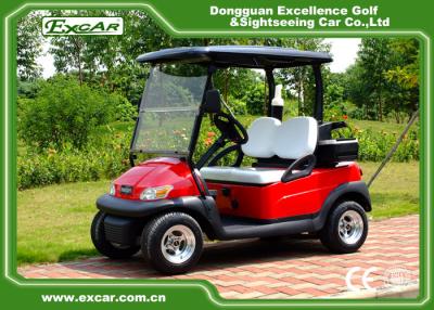 China Coche eléctrico metálico del golf del color rojo en venta