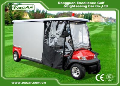 China Ambulancia roja del carro de golf del coche eléctrico ambiental de la ambulancia para el hospital en venta