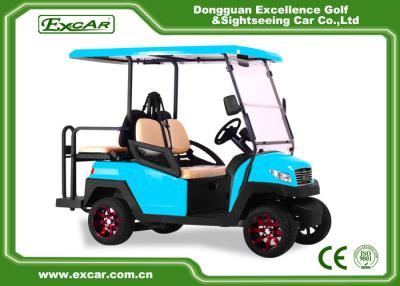 China EXCAR-Blau 2 Golfauto 48V Wechselstrommotor-Golfbuggy Sitzers elektrischer für Verkauf zu verkaufen