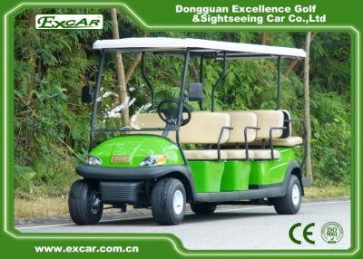 중국 EXCAR 11 seater 트로이 건전지 전기 골프 카트 관광 차 도자기 소형 버스 판매용