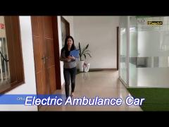 80-100km range aluminum chassis electric ambulance golf car for emergency rescue