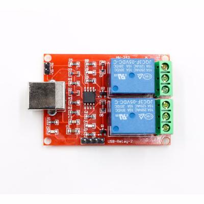 China 2 Channel 5V Relay Module USB Control Switch / 2 Way Relay Module / 2 Way Computer Control Switch 5V 5V Two Way Relay Module for sale