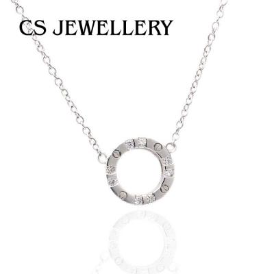 China 2017 Hot Selling Fashionable Natural White Simple Design Gift Necklace 7-4221 for sale