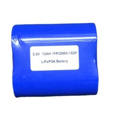 China Consumer Electronics Deep Cycle 3.2V 12Ah LiFePO4 Battery Pack 3.2V 12Ah IFR32700-1S2P LiFePO4 Battery Packs for sale