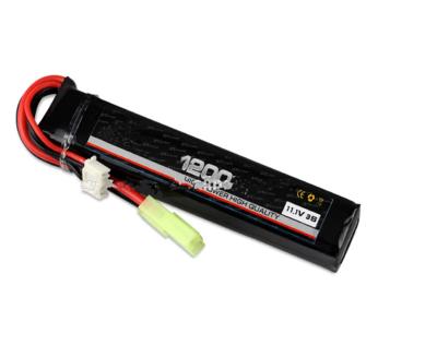 China Rechargeable Toys 11.1V 1200mAh 20C Airsoft Gun Lipo Battery 11.1V 1200mAh LiPo Airsoft Artillery Battery for sale