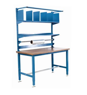 China Industrial Rack Leg Casters Heavy Duty Multifunctional Adjustable Workbench For Packing for sale