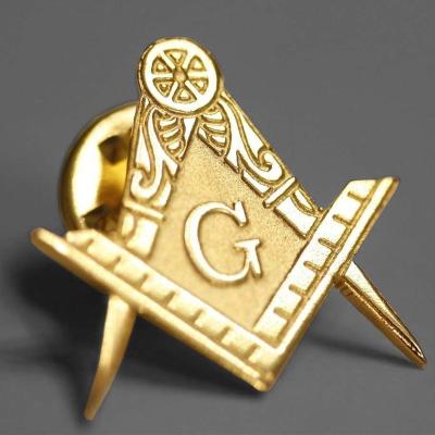 China USA Wholesale Masonic Symbol Reverse Pin For Sale for sale