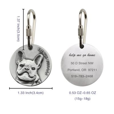 China Personalized Custom Engraved Dog Tag Dog ID Tag Dog ID Tag for sale