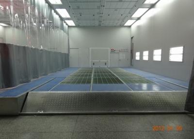 China Industrial Paint Booth Prep Station High Efficiency Pneumatic Inner Ramps for sale