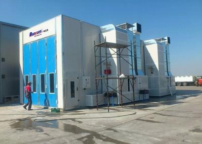 China Middle Door High Precision Outside Paint Booth , Bus Spray Booth Rental for sale