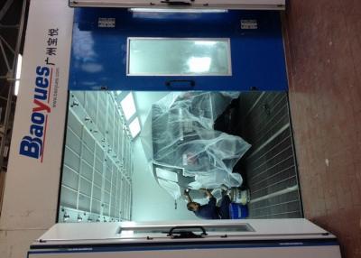 China Auto Paint Room Waterborne Spray Booth Color Optional With Steel Basement Ground for sale