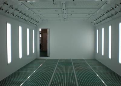 China High Precision Waterborne Spray Booth Equipment Industrial Full Grilles Floor for sale