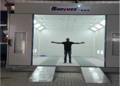 China Belt Drive Fan Professional Compliant Paint Booths 4.5M Width CE TUV Certification for sale