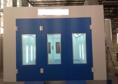 China Precision Diesel Burner Heated Paint Booth , Drying Oven Spray Booth For Woodworking for sale