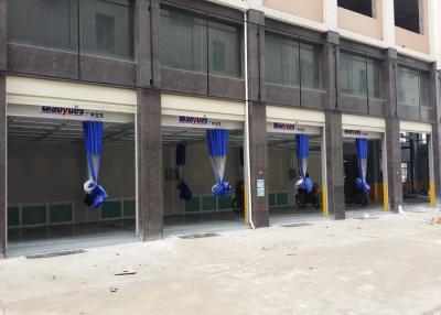 China Operación separada cortina conectada del PVC de la estación de la preparación de Bodyshop en venta