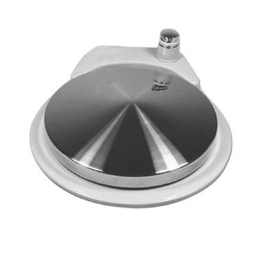 China Large stable base Dental Chair Foot Control Chip Button Polished steel dome for sale