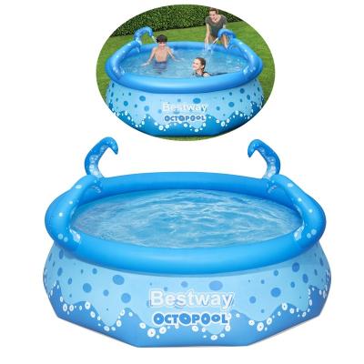 China Bestway 57397 OctoPool Indoor Inflatable Spray Pool With Built-in Sprayers Tentacles for sale