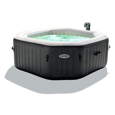 China Intex 28462 PVC Intex 28462 Inflatable Heated Bubble Water Pool JET & BUBBLE LUXURY Outdoor Spa Above Ground Swimming Pool Hot Tub Set for sale