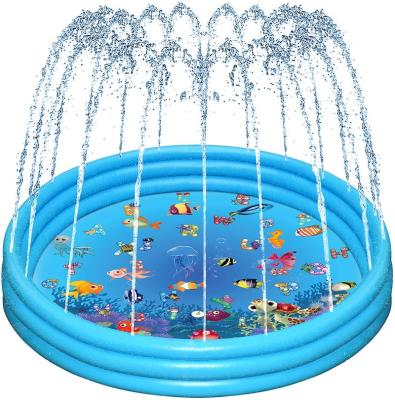 China Soft Toy 3 IN 1 Improved 3-Layer Combination of Sprinkler& Design Pool & Sprinkler & Inflatable Ball Pits, Toy Pool for sale