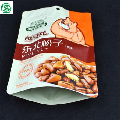 China High Quality Plastic Barrier Valve Holder Up Pouches With Zipper Stand Up Pouch for sale